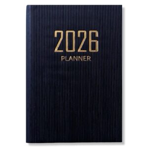 A5 Softcover Weekagenda - Agenda Zwart - 7D/2P - 2026