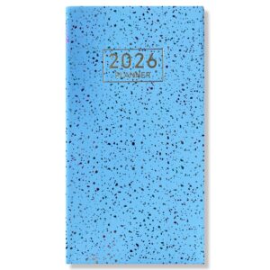 Pocket Softcover Weekagenda - Agenda Regenboog Blauw - 7D/2P - 2026